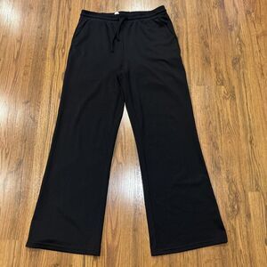 G4 Free Flare Yoga Pants Womens XL Black Pockets Comfort Wide Leg Boot Cut